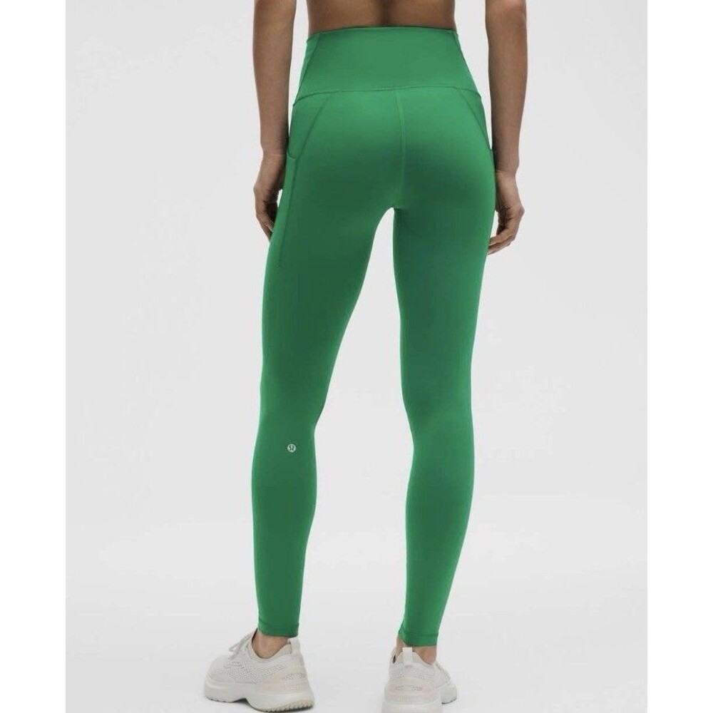 Lululemon Wunder Train High-Rise Tight 28"Raceway Green Size 8